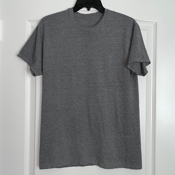 Mens Hanes Gray Tag Less Comfort Wash Shoet Sleeve Undershirt - Picture 1 of 8